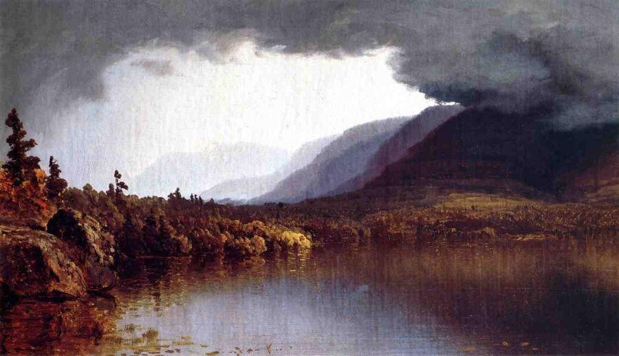 Sanford Robinson Gifford A Coming Storm on Lake George